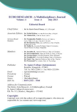 A Multidisciplinary Journal